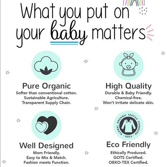 Organic Pajamas size 12 month - Picture 5 of 8